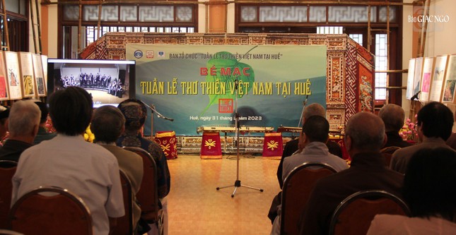 Thừa Thiên Huế: Bế mạc "Tuần lễ thơ thiền Việt Nam" năm 2023 ảnh 4