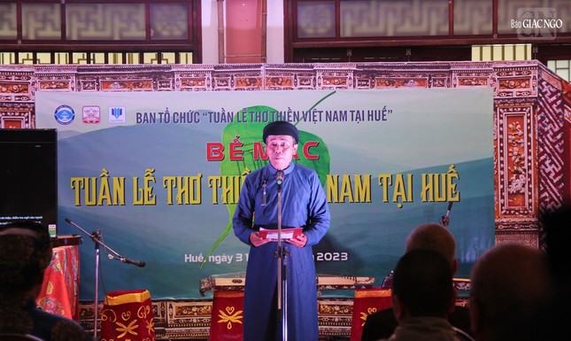 Thừa Thiên Huế: Bế mạc "Tuần lễ thơ thiền Việt Nam" năm 2023 ảnh 2