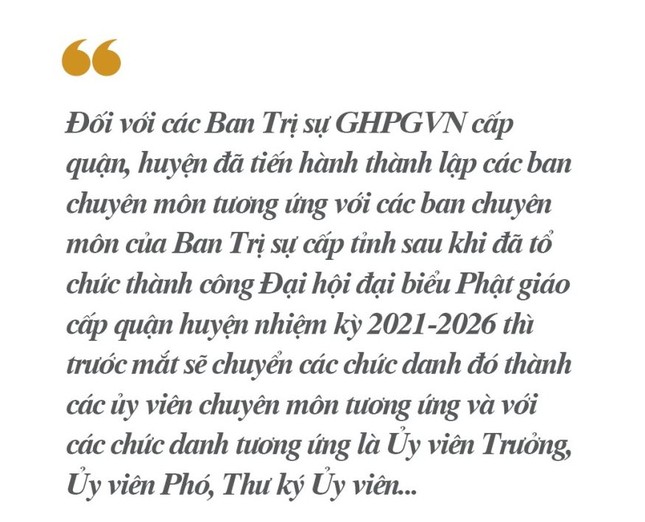 Giáo hội cấp quận, huyện, thị xã sẽ không còn các ban chuyên môn trực thuộc ảnh 2