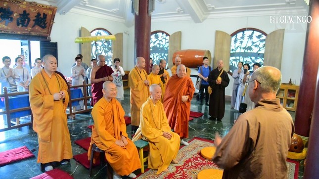 Đức Pháp chủ dẫn đầu đoàn GHPGVN tham dự Hội nghị Thượng đỉnh Phật giáo Toàn cầu tại Ấn Độ ảnh 2