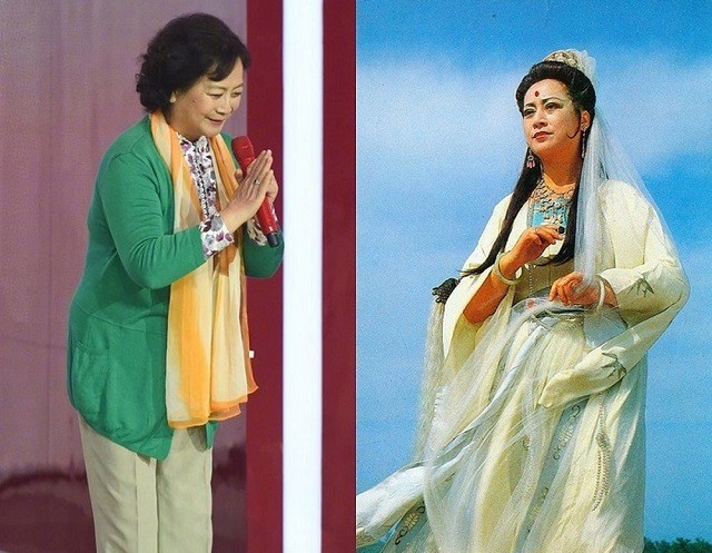 Vai Quan Âm Bồ-tát trong bộ phim Tây Du Ký phiên bản 1986 đã trở thành vai diễn để đời của nữ diễn viên Tả Đại Phân ảnh 1
