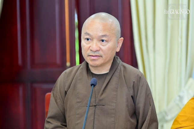 Thượng tọa Thích Nhật Từ, Phó Viện trưởng Thường trực báo cáo về Hội nghị Ban Thư ký Diễn đàn Phật giáo châu Á vì hòa bình ảnh 3