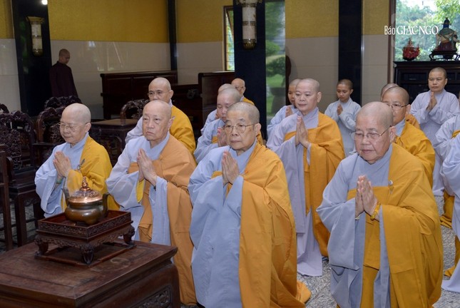 Chư Ni trưởng lãnh đạo Phân ban Ni giới T.Ư thuộc thuộc Ban Tăng sự T.Ư GHPGVN và chư Ni Phân ban Ni giới TP.HCM