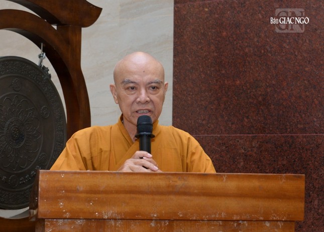 Hòa thượng Thích Nhựt Hỷ trình dự thảo chương trình thuyết pháp dịp Đại lễ Vu lan - Báo hiếu