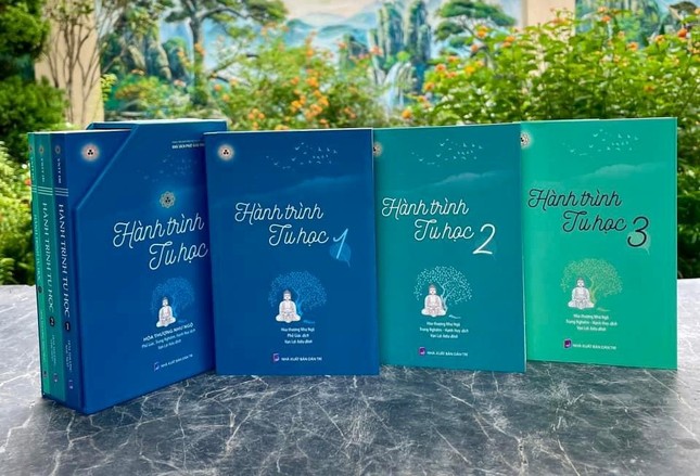 Bộ sách Hành trình tu học - Ảnh: Vĩnh Nghiêm Books