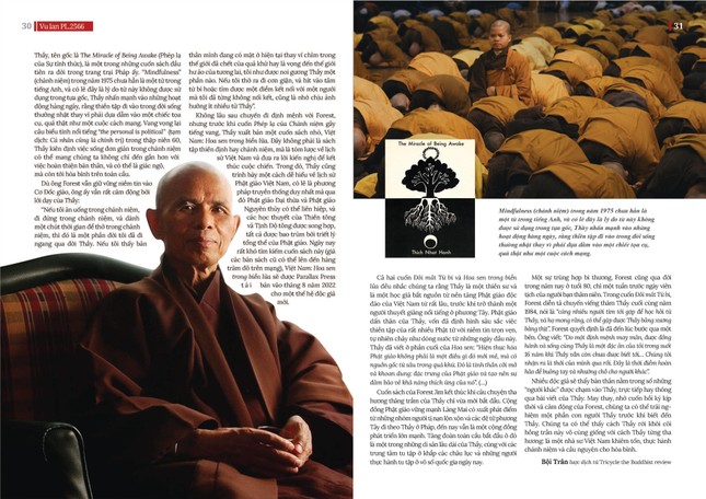 Bài đăng trên Giai phẩm Vu lan Phật lịch 2566 - Thiết kế: Phòng Mỹ thuật BGN/Tống Viết Diễn
