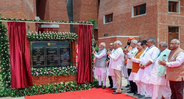 Lễ khánh thành khuôn viên mới của Đại học Nalanda ở Rajgir, Bihar diễn ra vào ngày 19-6 vừa qua