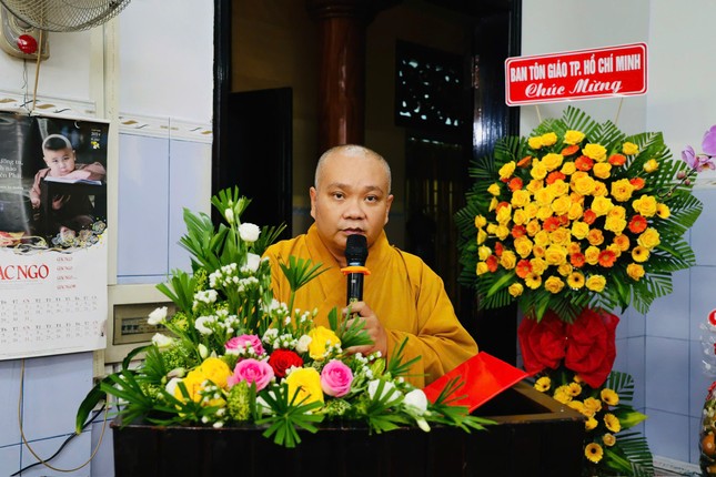 Thượng tọa Thích Trung Nguyện công bố quyết định bổ nhiệm trụ trì chùa Giác Tâm