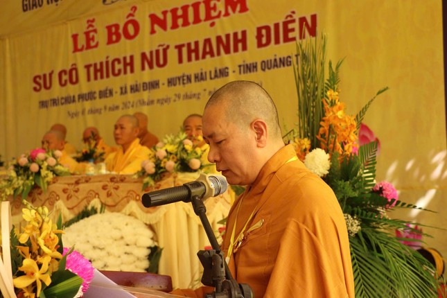 Đại đức Thích Từ Nguyện phát biểu khai mạc Đại đức Thích Từ Nguyện phát biểu khai mạc