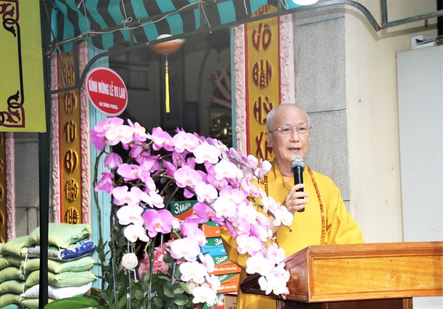 Hòa thượng Thích Chơn Không phát biểu