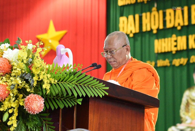 Hòa thượng Thạch Sok Xane phát biểu khai mạc Hòa thượng Thạch Sok Xane phát biểu khai mạc