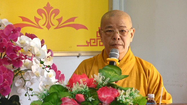 Hòa thượng Thích Trí Minh phát biểu khai mạc Hòa thượng Thích Trí Minh phát biểu khai mạc