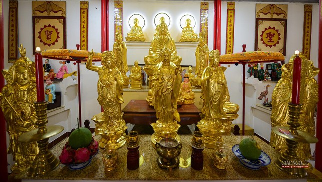 Tượng Tam thế Phật, Di Đà tam tôn, Hoa Nghiêm tam thánh Tượng Tam thế Phật, Di Đà tam tôn, Hoa Nghiêm tam thánh