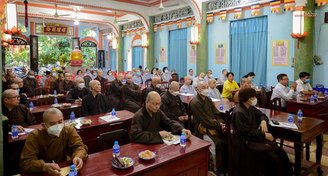 Tăng Ni, Phật tử trên địa bàn quận 1 tham dự hội nghị