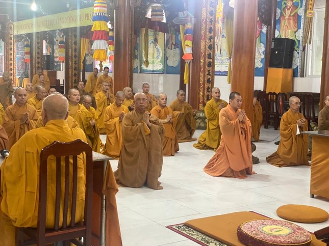 Lễ tác pháp Tự tứ của chư Tăng Phật giáo huyện Nhà Bè