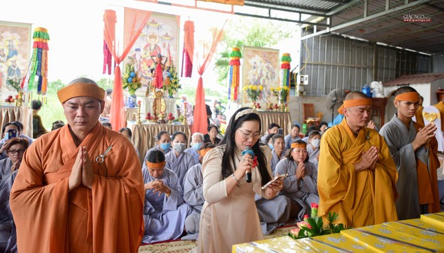 Đại diện Phật tử dâng lời hoài niệm Vu lan