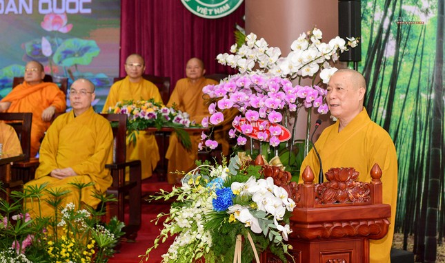 Hòa thượng Thích Bảo Nghiêm phát biểu