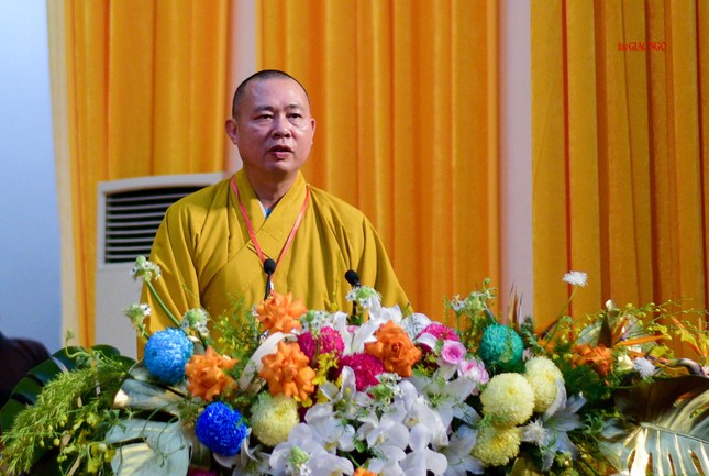 Thượng tọa Thích Tâm Đức phát biểu khai mạc