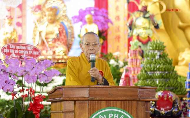 Hòa thượng Thích Thiện Đức ban đạo từ