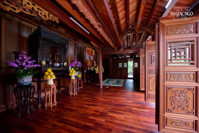 Toàn cảnh khu vực thờ hương linh được mở rộng Toàn cảnh khu vực thờ hương linh được mở rộng