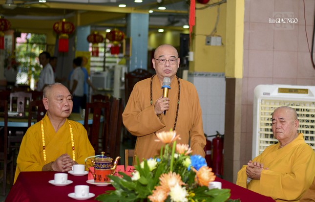 Hòa thượng Tâm Mao phát biểu Hòa thượng Tâm Mao phát biểu