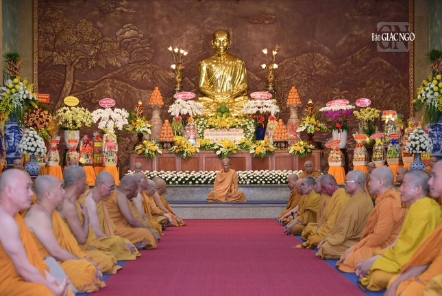 Buổi lễ diễn ra tại pháp viện Minh Đăng Quang (TP.Thủ Đức, TP.HCM)