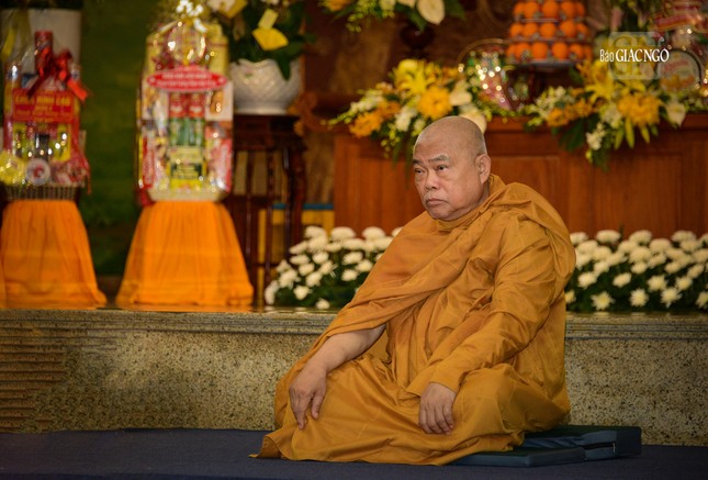 Hòa thượng Thích Giác Toàn tại buổi lễ