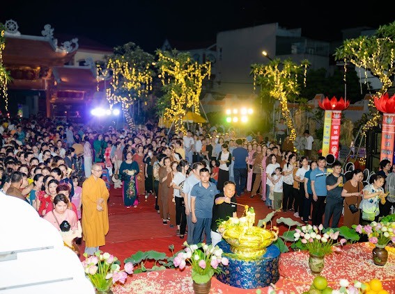 Đại lễ Phật đản Phật lịch 2567 tại chùa Quan Âm (H.Đông Anh, TP.Hà Nội)