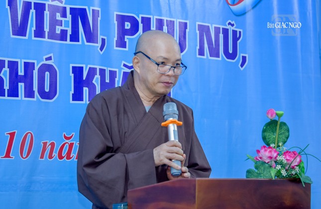 Thượng tọa Thích Trí Thường phát biểu Thượng tọa Thích Trí Thường phát biểu