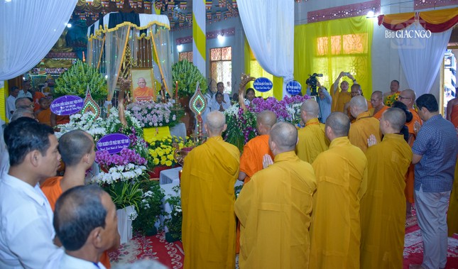 Giác linh đường Trưởng lão Hòa thượng Dương Nhơn tại chùa Cần Đước (Sóc Trăng)