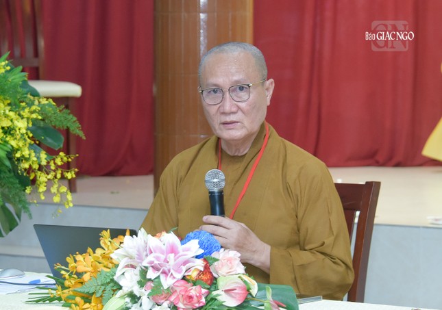 Thượng tọa Thích Phước Nghiêm đúc kết chương trình tọa đàm