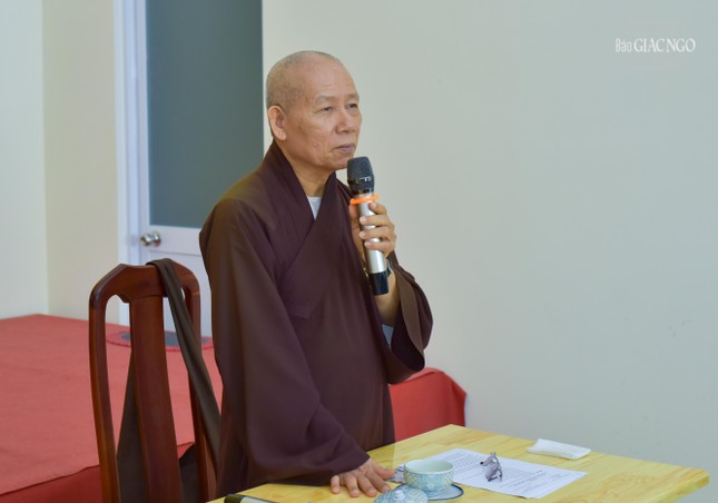 Hoà thượng Thích Giải Thắng phát biểu Hoà thượng Thích Giải Thắng phát biểu