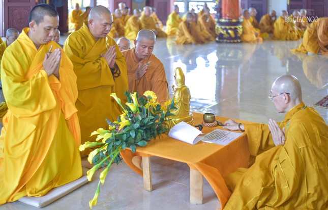 Hạ trường chùa Quan Âm có 61 vị an cư tập trung và 38 vị tùng hạ Hạ trường chùa Quan Âm có 61 vị an cư tập trung và 38 vị tùng hạ