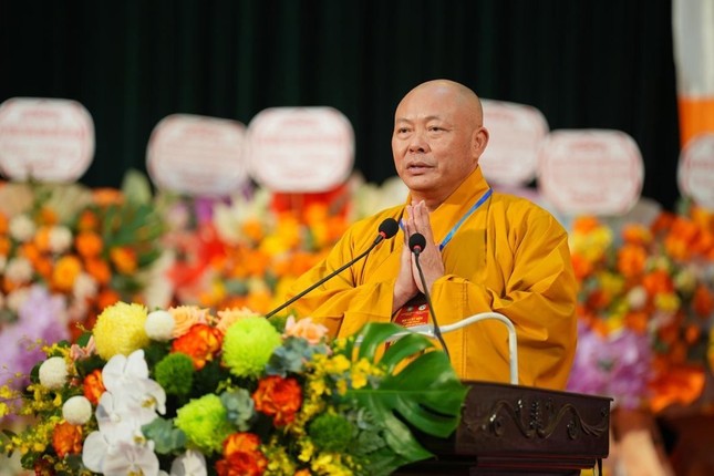 Thượng tọa Thích Tâm Định phát biểu khai mạc Thượng tọa Thích Tâm Định phát biểu khai mạc
