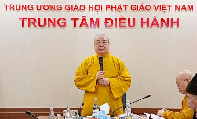 Hòa thượng Thích Thanh Nhiễu phát biểu chỉ đạo Hòa thượng Thích Thanh Nhiễu phát biểu chỉ đạo