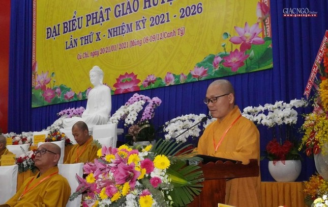 Đại hội đại biểu Phật giáo huyện Củ Chi là đại hội nhiệm kỳ 2021 - 2026 điểm cấp quận, huyện và thành phố trực thuộc đầu tiên tại TP.HCM