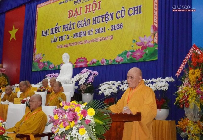 Hòa thượng Thích Huệ Nghị phát biểu khai mạc