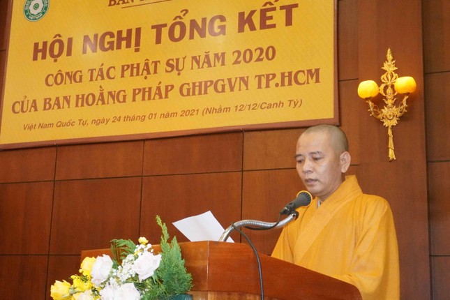 Đại đức Thích Minh Nhựt báo cáo Đại đức Thích Minh Nhựt báo cáo