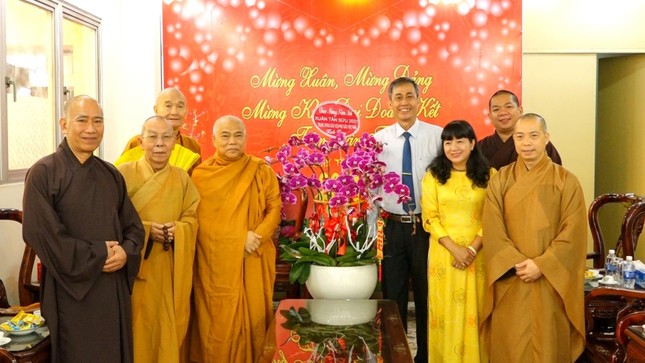 Ông Võ Văn Thiện, Ủy viên Trung ương MTTQVN, Trưởng ban Công tác phía Nam đón tiếp đoàn - Ảnh: PSO Ông Võ Văn Thiện, Ủy viên Trung ương MTTQVN, Trưởng ban Công tác phía Nam đón tiếp đoàn - Ảnh: PSO