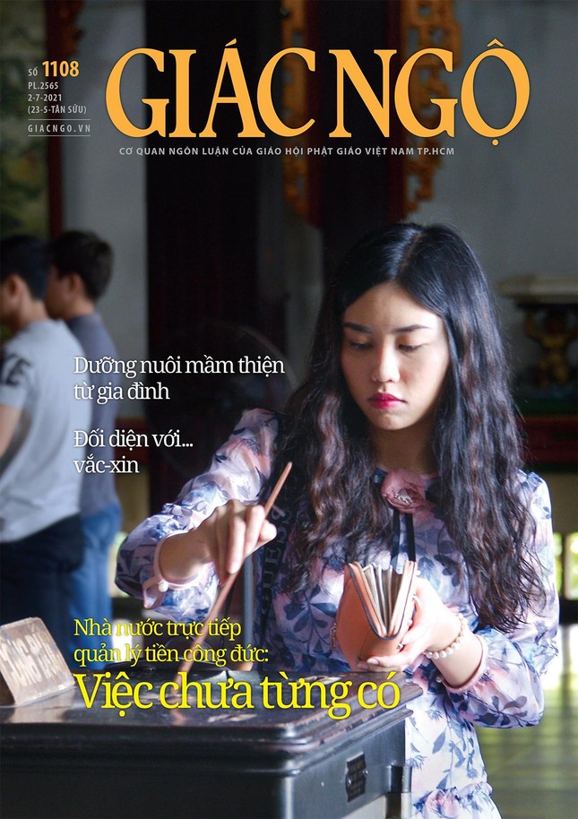 Bìa 1 Báo Giác Ngộ số 1108 - Mỹ thuật: Tống Viết Diễn Bìa 1 Báo Giác Ngộ số 1108 - Mỹ thuật: Tống Viết Diễn