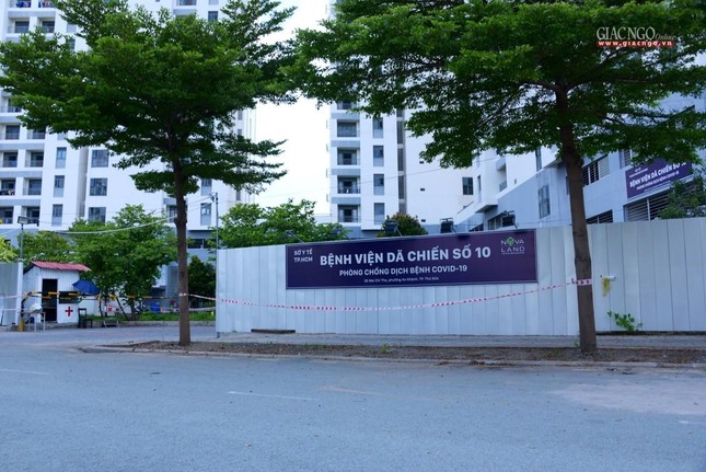 Bệnh viện Dã chiến số 10 điều trị tầng 2 trong tháp 5 tầng điều trị Covid-19 - Ảnh: Bảo Toàn Bệnh viện Dã chiến số 10 điều trị tầng 2 trong tháp 5 tầng điều trị Covid-19 - Ảnh: Bảo Toàn