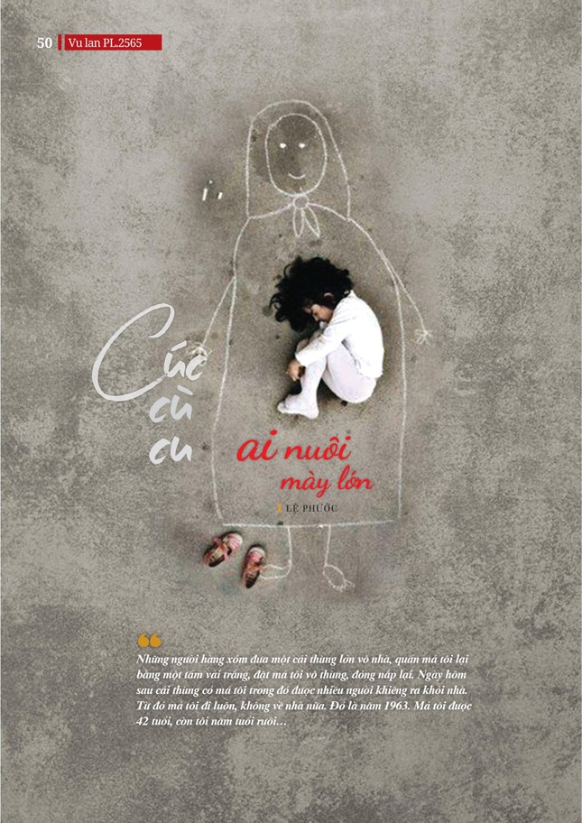 Bài đăng trên giai phẩm Giác Ngộ Vu lan 2021 - Thiết kế: Tống Viết Diễn Bài đăng trên giai phẩm Giác Ngộ Vu lan 2021 - Thiết kế: Tống Viết Diễn