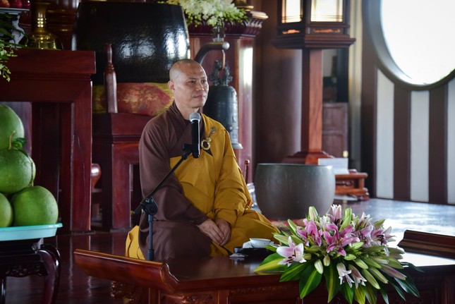 Thượng tọa Thích Trí Chơn - Ảnh: TVKA Thượng tọa Thích Trí Chơn - Ảnh: TVKA