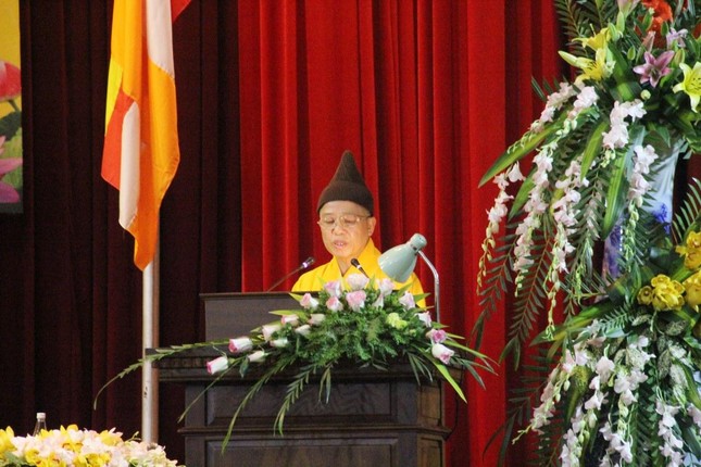 Hòa thượng Thích Thanh Quyết, Viện trưởng Học viện đọc diễn văn khai mạc Hòa thượng Thích Thanh Quyết, Viện trưởng Học viện đọc diễn văn khai mạc