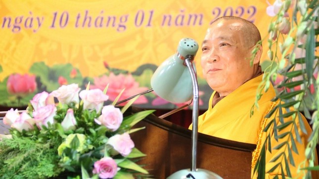 Hòa thượng Thích Bảo Nghiêm, Cựu Tăng sinh khóa I Trường Cao cấp Phật học VN tại Hà Nội phát biểu Hòa thượng Thích Bảo Nghiêm, Cựu Tăng sinh khóa I Trường Cao cấp Phật học VN tại Hà Nội phát biểu