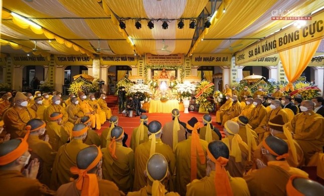 Quang cảnh lễ lễ truy điệu của GHPGVN