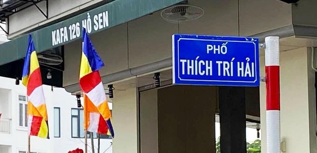 Phố Thích Trí Hải là con đường trên địa bàn quận Lê Chân - Ảnh: Nguyễn Thành Trung