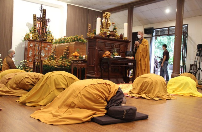 Tang lễ của Thiền sư được tổ chức theo di nguyện