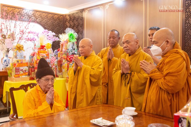 Khánh tuế Trưởng lão Hòa thượng Thích Đức Nghiệp tại chùa Vĩnh Nghiêm