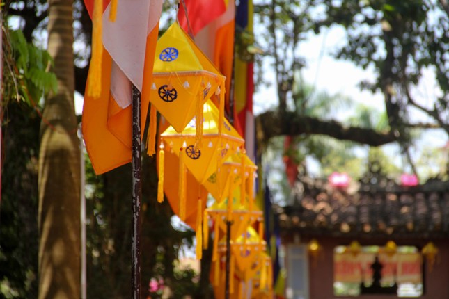 Lồng đèn bánh ú mừng Phật đản đặc trưng tại cố đô Huế